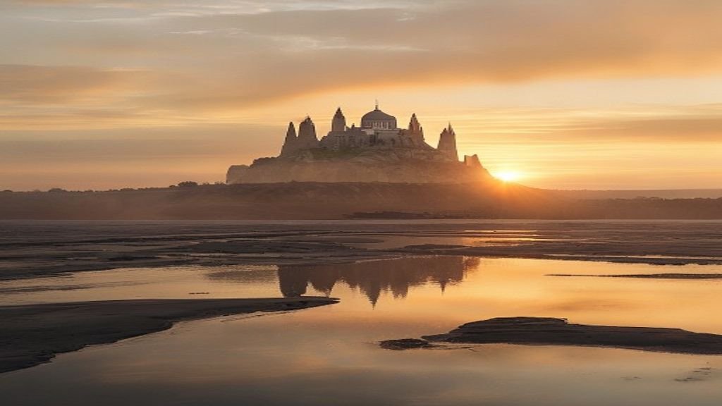 Mont Saint-Michel rising from the sea, an essential stop in any Normandy France travel guide.